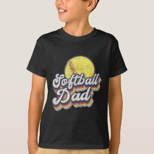 Fars dag Softball Pappa Gift från dotterson WiFi T Shirt