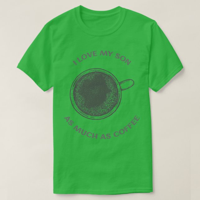 Fars dag Son Coffee T Shirt (Design framsida)