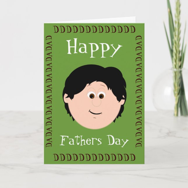 Fars dag (son) kort (Framsida)