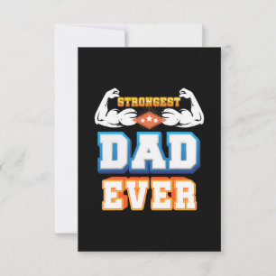 Fars dag Starkast Pappa någonsin OSA Kort