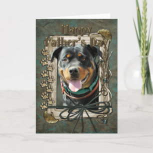 Fars dag - sten tafsar - Rottweiler - SambaParTi Kort