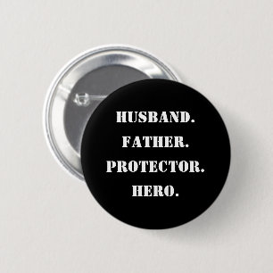 Fars dag Stencil Make Far Protector Hero Knapp