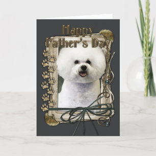 Fars dag - stentassar - Bichon Frise Kort