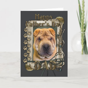 Fars dag - stentassar - Shar Pei Kort
