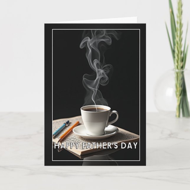 Fars dag Stilleben Brew Card Kort (Framsida)