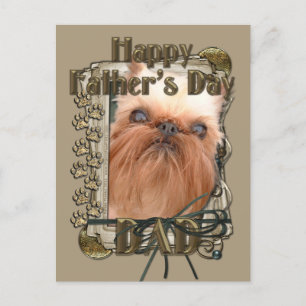 Fars dag - Stone Tassar - Brussels Griffon Vykort