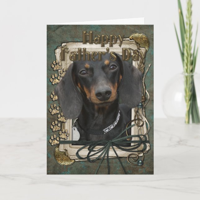 Fars dag - Stone Tassar - Dachshund - Winston Kort (Framsida)