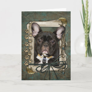 Fars dag - Stone Tassar - Fransk Bulldog - Teal Kort