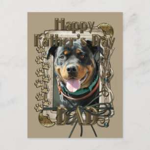 Fars dag - Stone Tassar - Rottweiler Vykort