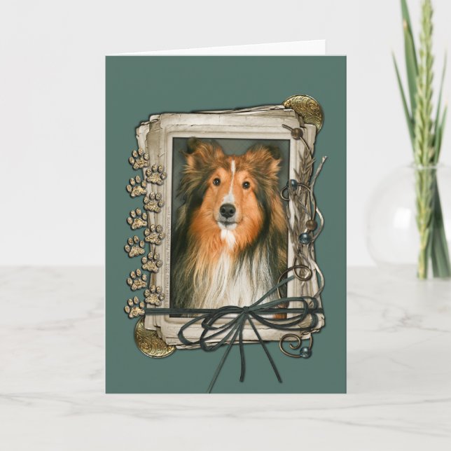 Fars dag - Stone Tassar - Sheltie Kort (Framsida)