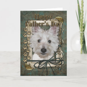 Fars dag - Stone Tassar - Väster Highland Terrier Kort