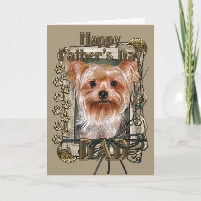 Fars dag - Stone Tassar - Yorkshire Terrier Kort (Framsida)