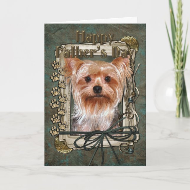 Fars dag - Stone Tassar - Yorkshire Terrier Kort (Framsida)