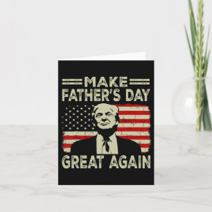 Fars dag Super igen Pappa Ltsp Roligt Donald Tru Kort