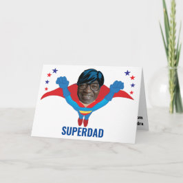 Fars dag Superhjälte Funny Tremendous Gift Kort