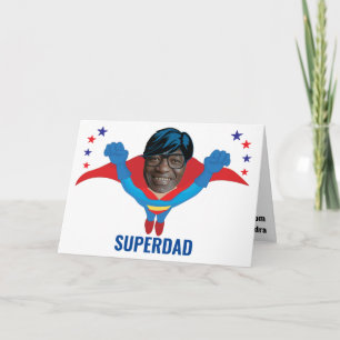 Fars dag Superhjälte Funny Tremendous Gift Kort