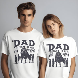 Fars dag T-Shirt - Pappa människan, myten