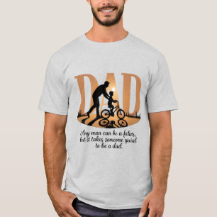 Fars dag T-Shirt - Speciella Pappa Bike Teaching