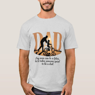 Fars dag T-Shirt - Speciella Pappa Bike Teaching