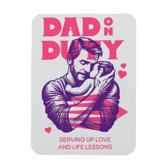 Fars dag T-Shirts - Pappa om tull Magnet (Vertikal)