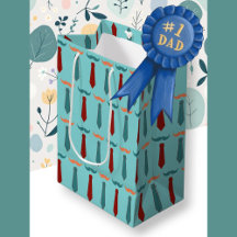 Fars dag Teal och Orange slips Pappa