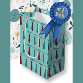 Fars dag Teal och Orange slips Pappa