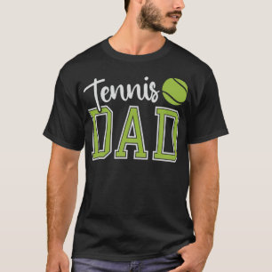 fars dag Tennis Pappa Tennis Älskare Pappa aba ba T Shirt