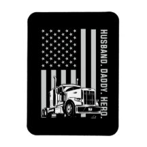 Fars dag | Trucker Pappa American Flagga