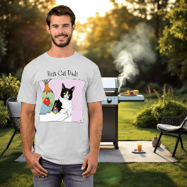 Fars dag Tuxedo Cat T Shirt