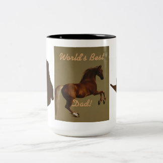 Fars dag Två-Tonad mugg