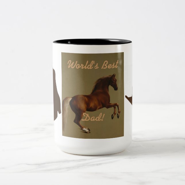 Fars dag Två-Tonad mugg (Center)