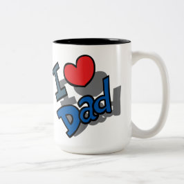 Fars dag Två-Tonad mugg