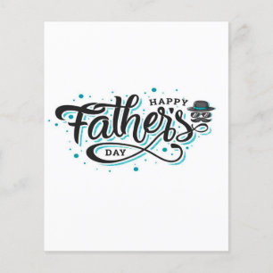 Fars dag typografi   Cute Gift   Familj Älskare Flygblad