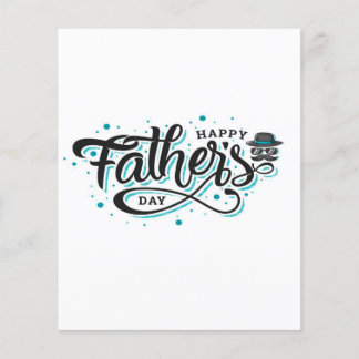 Fars dag typografi | Cute Gift | Familj Älskare Flygblad