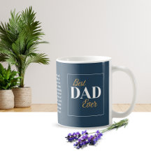 Fars dag-typografi-kaffe Mugg