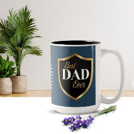 Fars dag-typografi-kaffe Mugg