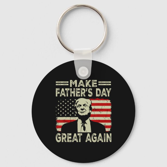 Fars dag Underbar igen Pappa Ltsp Funny Donald Tru Nyckelring (Framsida)