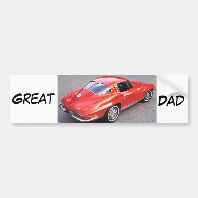 Fars dag Underbara Pappa Bildekal (Framsidan)