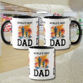 Fars dag "Världens bästa pappa" Mugg