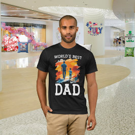 Fars dag "Världens bästa Pappa" T Shirt