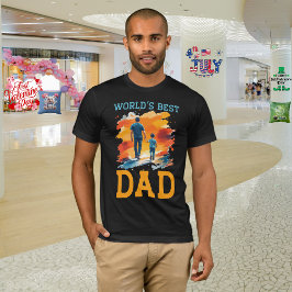 Fars dag "Världens bästa Pappa" T Shirt