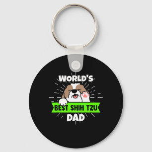 Fars dag Världens bästa Shih Tzu Hund Pappa Nyckelring