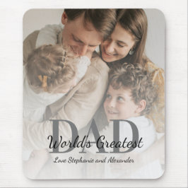 Fars dag Världsmästare Pappa med Photo Musmatta