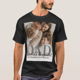 Fars dag Världsmästare Pappa med Photo T Shirt