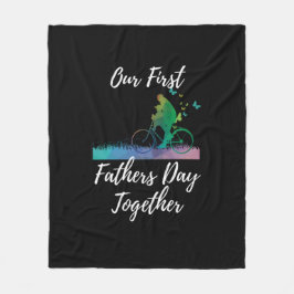 Fars dag | Vårt första Fars dag tillsammans Fleecefilt