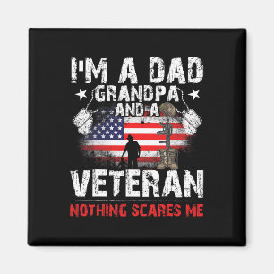 Fars dag - Veterans Day- Jag är en pappa farfar oc Magnet