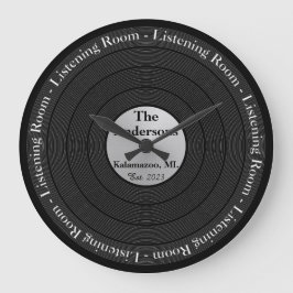 Fars dag vinylposter i avlyssningsrum stor klocka