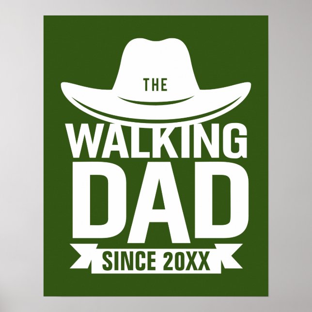 Fars dag - Walking Pappa sen.. Poster (Framsidan)