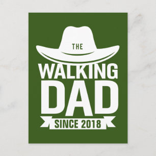Fars dag - Walking Pappa sen.. Vykort