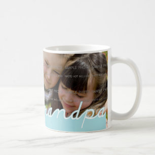 Fars dag "We Kärlek Grandpa" Mugg med Photo